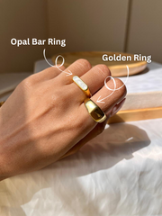 Opal Bar Ring