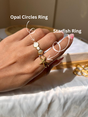 Opal Circles Ring