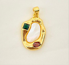 Opal stones charm