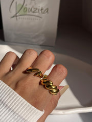 tapered gold ring