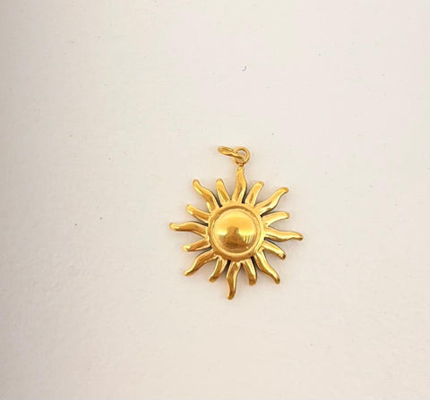 Golden sun charm