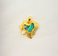 Space heart charm